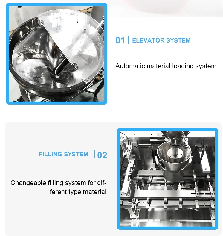 Price Automatic Premade Standup Pouch Packaging Machinery Tea Coffee Beans Dried Fruits Snack Food Powder Granule Liquid Filling Zipper Bag Packing Machine