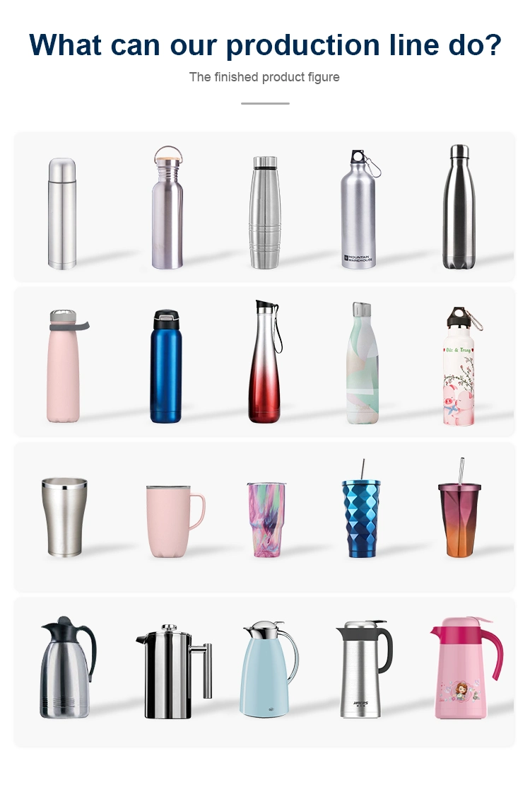 Aluminium Thermo Cups Stainless Steel Tumbler Aluminum Vacuum Thea Sports Thermos Making Machine