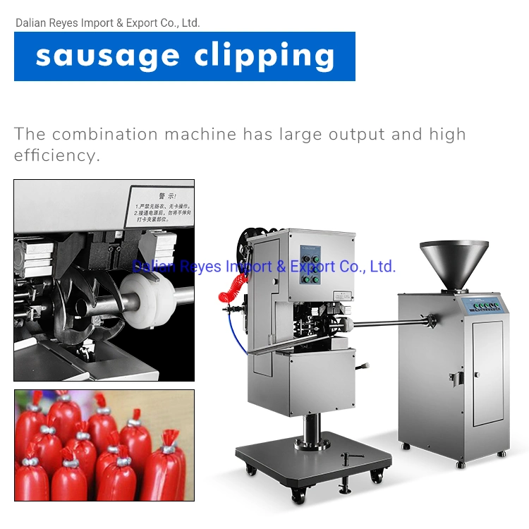 Fully Automatic Chicken Sausage Filling Machine Sausage Filling and Tying Machine Industrial Sausage Machine