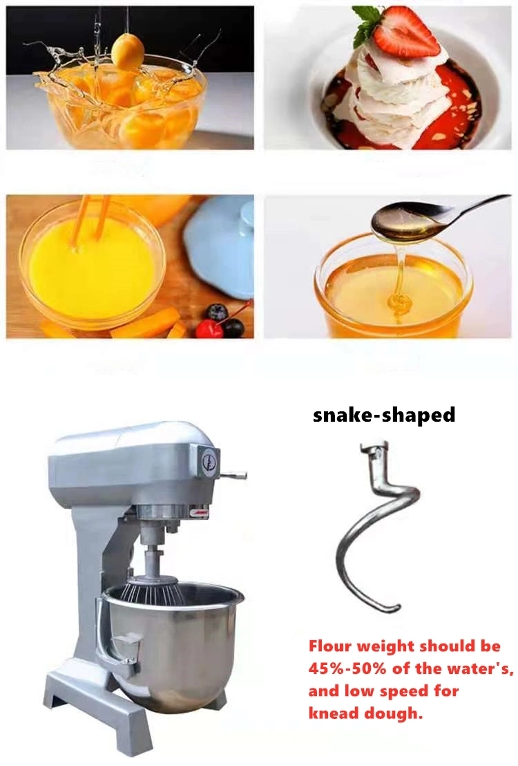 Stand Food Mixer 7 Liter, 660W Electric Kitchen Food Powder Mixer with Meat Function